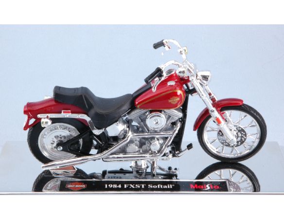 Maisto MI16949 HARLEY DAVIDSON FXST SOFTAIL 1984 1:18 Modellino