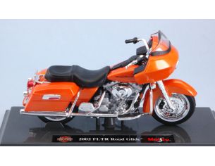 Maisto MI18865 HARLEY DAVIDSON FLTR ROAD GLIDE 2002 METALLIC ORANGE 1:18 Modellino