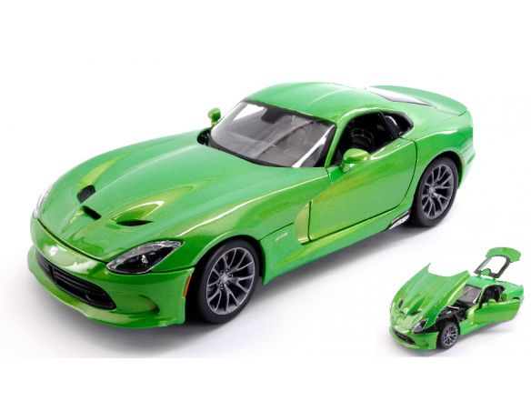 Maisto MI31128GR DODGE VIPER SRT GTS 2013 GREEN 1:18 Modellino