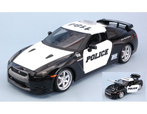 Maisto MI32512 NISSAN GT-R (R35) POLICE 2009 1:24 Modellino
