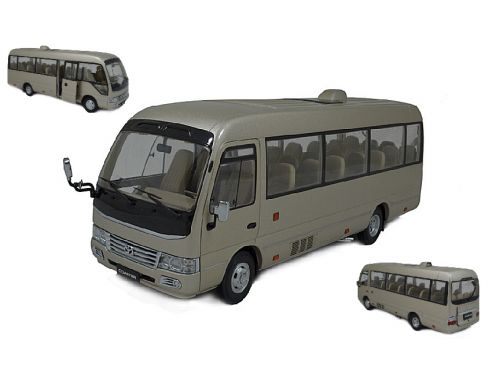 Paudi Model PD2359BG TOYOTA COASTER 2013 BEIGE 1:18 Modellino