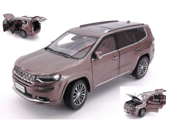 Paudi Model PD2521BR JEEP COMMANDER 4x4 2018 BROWN 1:18 Modellino