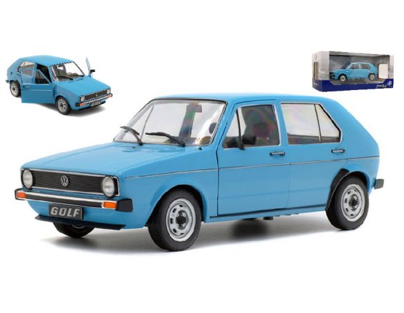 Solido SL1800208 VW GOLF L 1983 BLEU MIAMI 1:18 Modellino