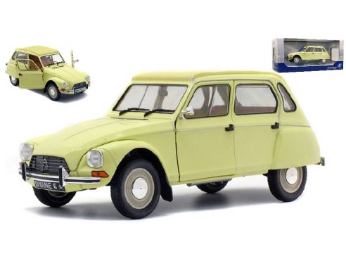 Solido SL1800306 CITROEN DYANE 1967 JAUNE JONQUILLE 1:18 Modellino