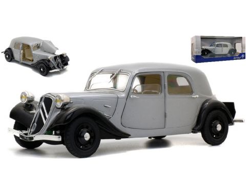 Solido SL1800904 CITROEN TRACTION 11B 1937 SILVER 1:18 Modellino