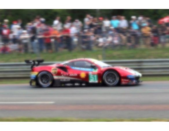 Looksmart LSLM082 FERRARI 488 GTE EVO N.51 22nd LM 2018 PIER GUIDI-CALADO-SERRA 1:43 Modellino