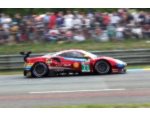Looksmart LSLM084 FERRARI 488 GTE EVO N.71 24th LM 2018 RIGON-BIRD-MOLINA 1:43 Modellino