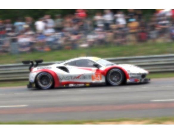 Looksmart LSLM085 FERRARI 488 GTE N.54 26th LM 2018 FLOHR-CASTELLACCI-FISICHELLA 1:43 Modellino