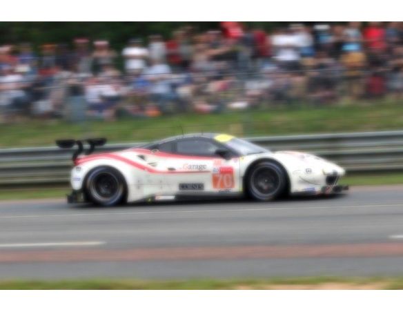 Looksmart LSLM087 FERRARI 488 GTE N.70 38th LM 2018 ISHIKAWA-BERETTA-CHEEVER 1:43 Modellino