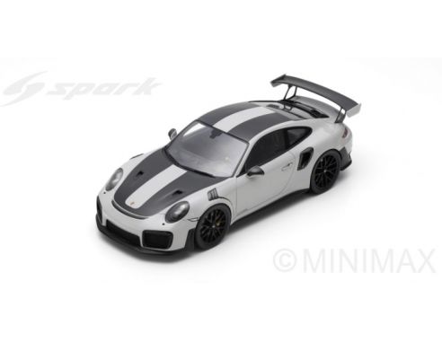 Spark Model S18299 PORSCHE 911 GT2 RS WEISSACH PACKAGE 2018 1:18 Modellino