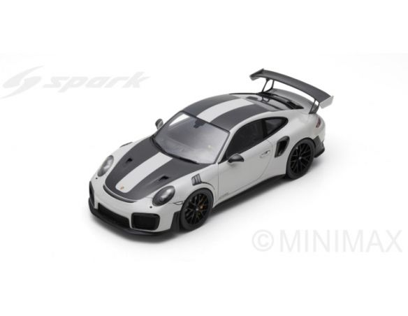 Spark Model S18299 PORSCHE 911 GT2 RS WEISSACH PACKAGE 2018 1:18 Modellino