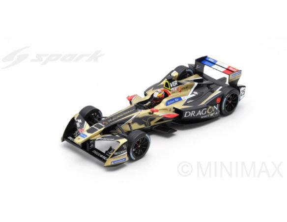 Spark Model S18FE04 TECHEETAH N.25 WINNER RD.12 NEW YORK FE 2017-18 J-E.VERGNE 1:18 Modellino
