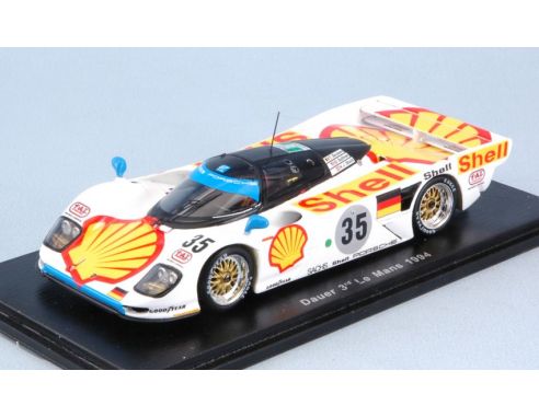 Spark Model S1900 DAUER 962 GT-LM N.35 3rd LM 1994 T.BOUTSEN-D.SULLIVAN-H.J.STUCK 1:43 REP Modellino