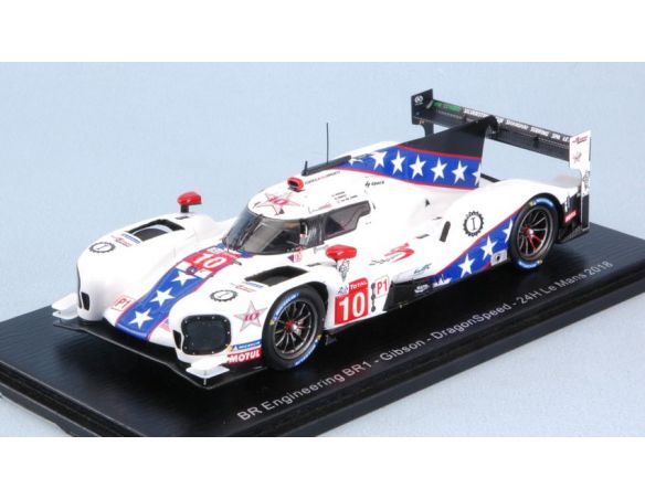 Spark Model S7007 BR ENGINEERING BR1 N.10 DNF LM 2018 H.HEDMAN-B.HANLEY-R.V.DER ZANDE 1:43 Modellino