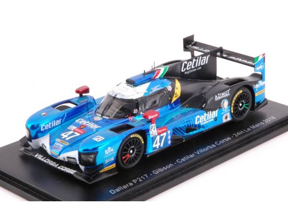 Spark Model S7027 DALLARA P217 -GIBSON N.47 22th LM 2018 R-LACONTE-G.SERNAGIOTTO-L.F.NASR Modellino