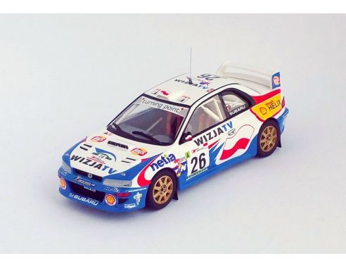 Trofeu TFRRAL78 SUBARU WRC N.26 RALLY OF PORTUGAL 2000 HOLOWCZYC-FORTIN 1:43 Modellino