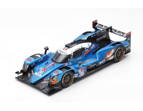 Spark Model S18391 ALPINE A470 N.36 WINNER LMP2 CLASS LM 2018 N.LAPIERRE-A.NEGRAO-P.THIRIET Modellino