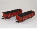 Lima HL6053 Set 2 carri con carico di carbone H0 1:87 Scatola rovinata