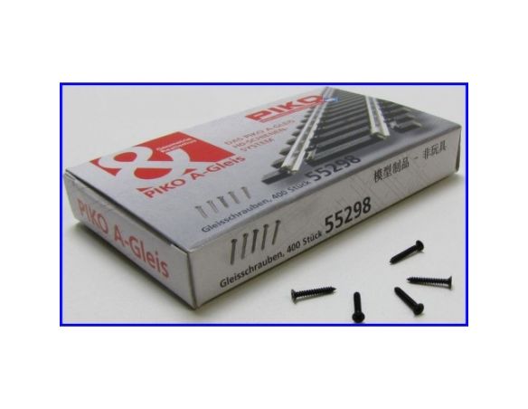 Piko 55298 Viti per il fissaggio di binari 400 pz. 1,4 x 10 mm Modellino