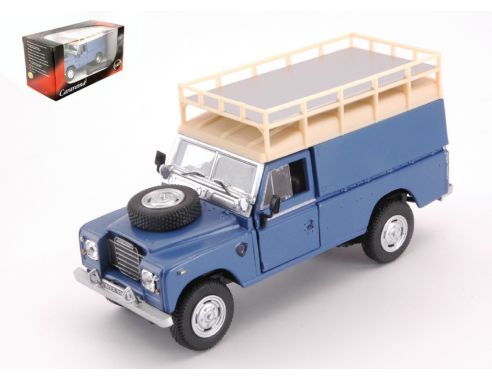 Cararama Motorama CA251XND12 LAND ROVER SERIE III 109 PASTEL BLUE/CREAM 1:43 Modellino