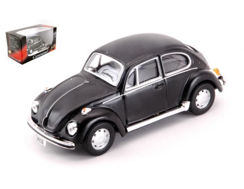 Cararama Motorama CA4-10544 VW BEETLE CLASSIC MATT BLACK 1:43 Modellino