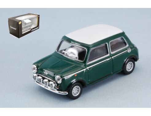 Cararama Motorama CA4-41300 MINI COOPER RACING GREEN W/WHITE ROOF 1:43 Modellino