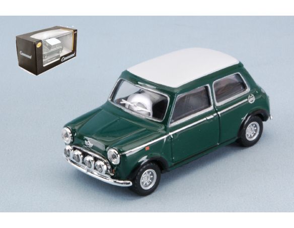 Cararama Motorama CA4-41300 MINI COOPER RACING GREEN W/WHITE ROOF 1:43 Modellino