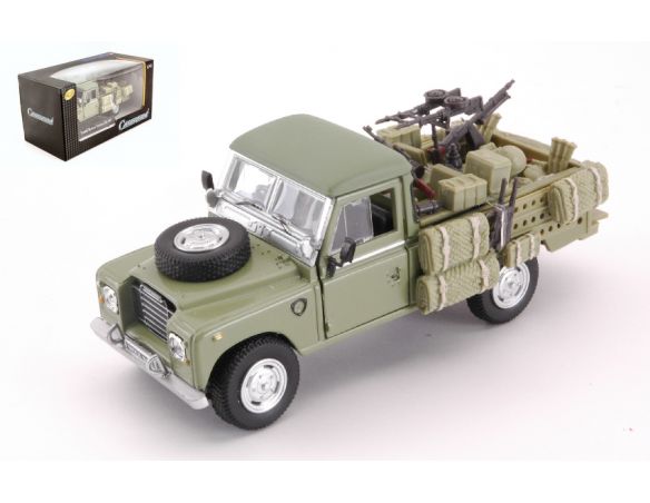 CARARAMA CA4-54060 LAND ROVER SERIES III 109 MILITARE 1:43 Modellino