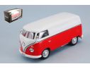 Cararama Motorama CA4-60342 VW T1 TRANSPORTER RED/WHITE 1:43 Modellino