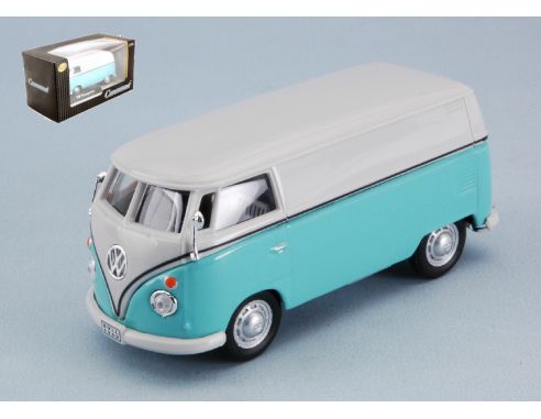 Cararama Motorama CA4-60348 VW T1 TRANSPORTER ACQUAMARINE/WHITE 1:43 Modellino