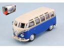 Cararama Motorama CA60330B VW T1 SAMBA BLUE/CREAM 1:43 Modellino