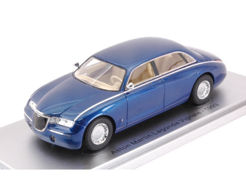 Kess Model KS43047010 ASTON MARTIN LAGONDA VIGNALE 4-DOOR 1993 MET.BLUE 1:43 Modellino