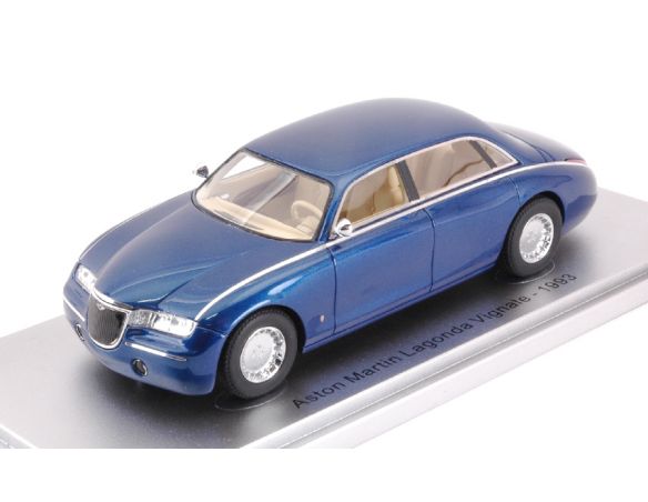 Kess Model KS43047010 ASTON MARTIN LAGONDA VIGNALE 4-DOOR 1993 MET.BLUE 1:43 Modellino