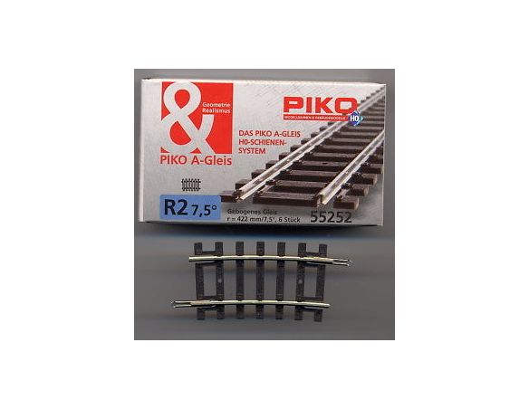 Piko 55207 Binario di compensazione/adattatore/transizione 62 mm H0 Accessori