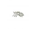 Piko 55290 Giunzioni in metallo per binario H0 24 pz Accessori Modellismo