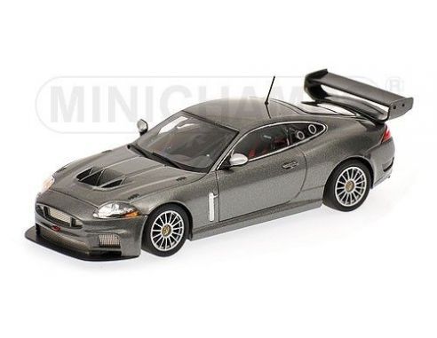 Minichamps PM400081390 JAGUAR XKR GT3 2008 GREY 1:43 Modellino