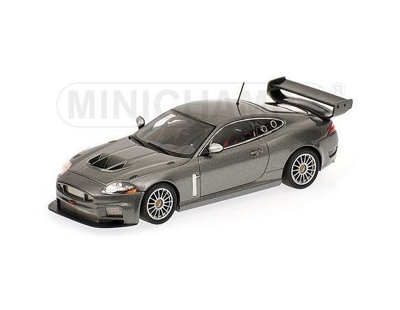 Minichamps PM400081390 JAGUAR XKR GT3 2008 GREY 1:43 Modellino
