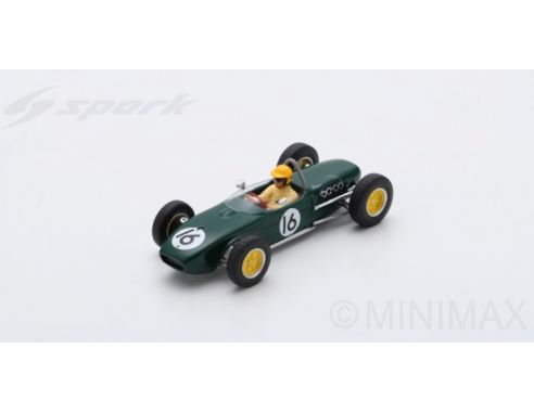 Spark Model S5359 LOTUS 18 TREVOR TAYLOR 1961 N.16 13th DUTCH GP 1:43 Modellino