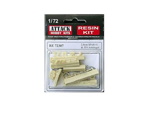 ATTACK HOBBY KITS 72307 - Cannone Tedesco 2,8cm SPZB41 in Resina 1:72 Modellismo
