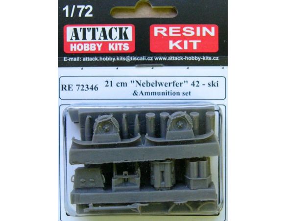 ATTACK HOBBY KITS 72346 - Nebelwerfen 21cm NBW42 Sky in Resina 1:72 Modellismo