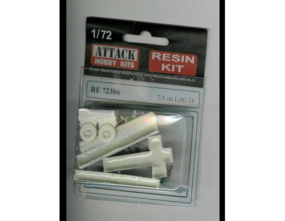 ATTACK HOBBY KITS 72306 - LeIG 7,5 cm in Resina 1:72 Modellismo