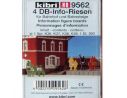 Kibri 9562 - Personaggi Informazioni in plastica 4 DB H0 Modellino