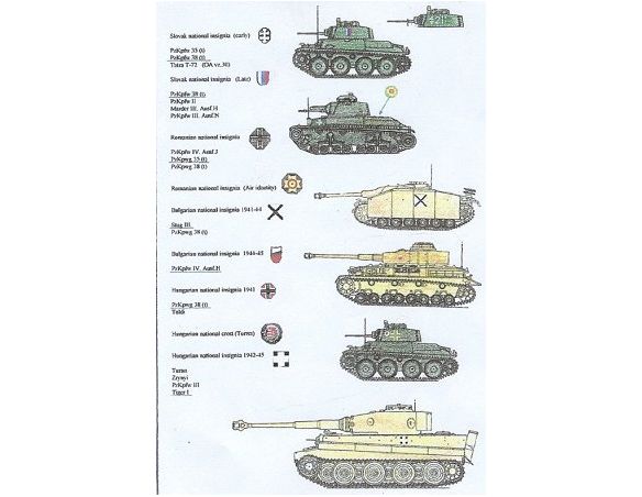 ATTACK AR06 - 38 Adesivi per Carroarmato 1:72 Modellismo ATTACK AR06 - 38 Adesivi per Carroarmato 1:72 Modellismo