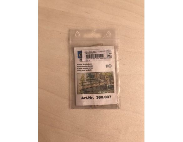 ER DECOR 380.037 - Ponte in Legno Reale H0 Modellismo