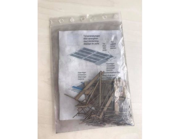 ER DECOR 380.013 - Staccionata in Legno di Legno Reale H0 Modellismo