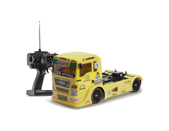 CARSON 709011 Camion Radiocomando Truck Race Team ALLGAUER 1:15 Modellino SCATOLA ROVINATA