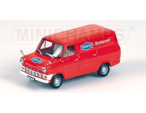 Minichamps PM400082261 FORD TRANSIT DAIMON 1965 RED 1:43 Auto Stradali