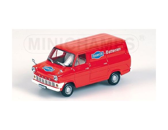 Minichamps PM400082261 FORD TRANSIT DAIMON 1965 RED 1:43 Auto Stradali