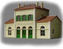 HORNBY Rivarossi HC8029 - Stazione ferroviaria FS a tre moduli Modellismo