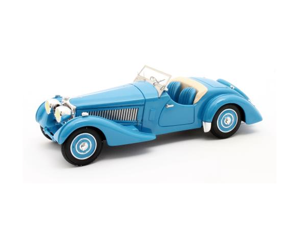 Matrix MX40205-091 BUGATTI T57S CORSICA ROADSTER 1937 MALCOLM CAMPBELL BLUE 1:43 Modellino